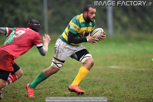 2018-11-11 Chicken Rugby Rozzano-Caimani Rugby Lainate 039